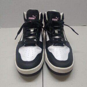 Puma Slipstream Mid Retro Black & White Sneakers – Size 5.5 Streetwear Vibes